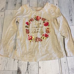 5 for $25 Cat & Jack 4T Cream Long Sleeve
